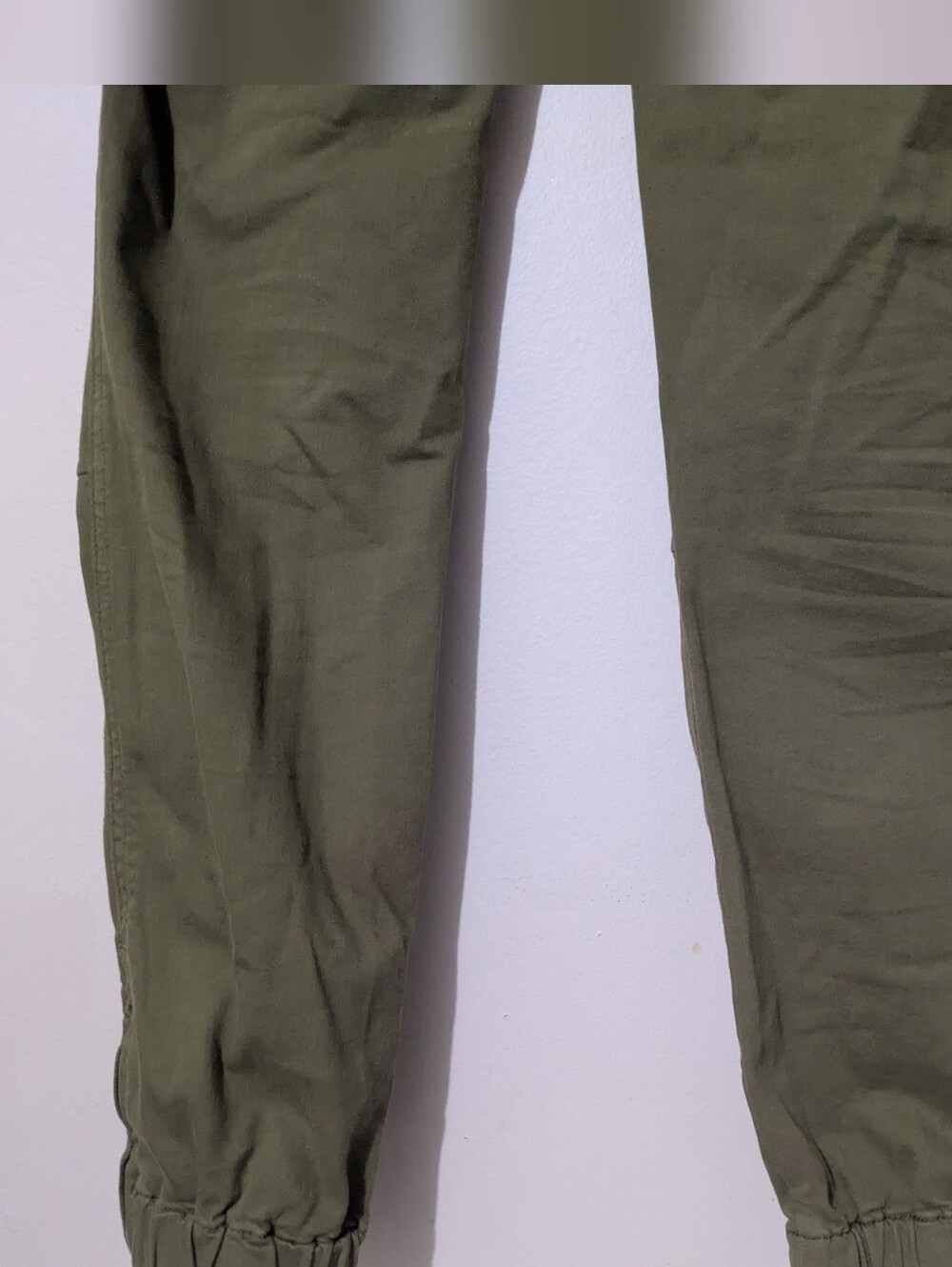 Mavi Ivy Olive Green Cargo Mid-Rise Slim Fit Twill Pants Size 26/28 Excellent! - Picture 12 of 16